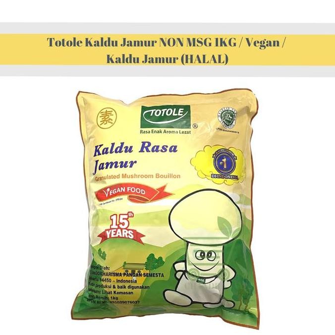 

Terbaru Totole Kaldu Jamur NON MSG 1KG / Vegan / Kaldu Jamur (HALAL) Masakan
