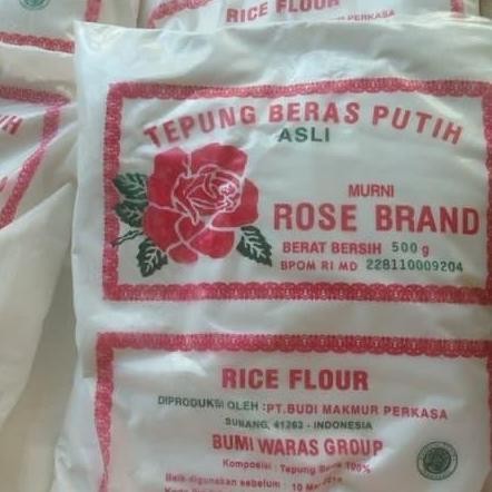 

Terlaris Gojek / Grab Only Tepung Beras Putih Rose Brand 500 Gram