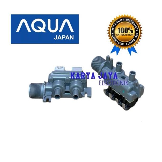 new  Selenoid Water Inlet Mesin Cuci Sanyo AQUA 2 inlet - Selenoid Mesin Cuci AQUA murah