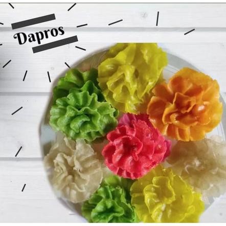 

Terlaris Kerupuk Dapros / Kembang Rose Mentah Tepung Beras Warna Grosir
