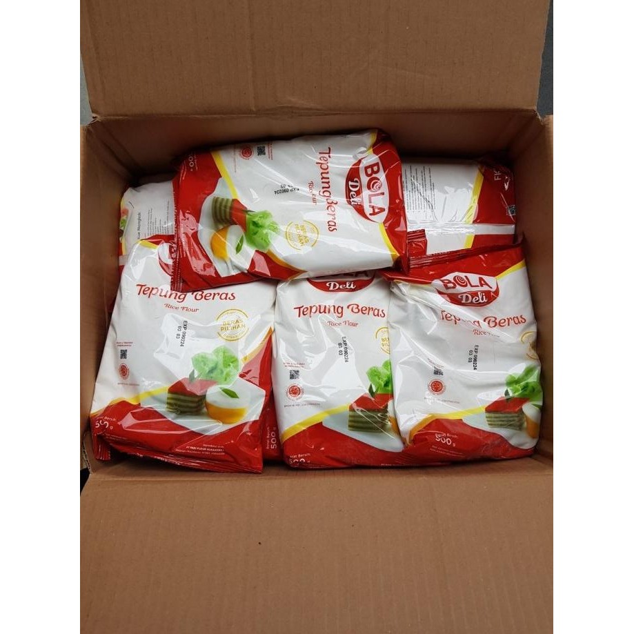 

Terlaris Tepung Beras, Tepung Kanji/Tapioka, Tepung Ketan Bola Deli 500 Gr