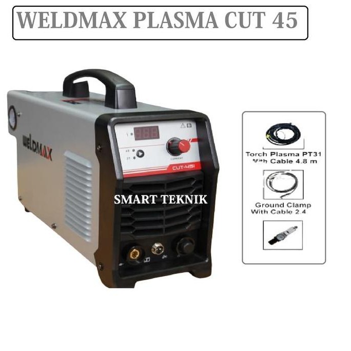 Weldmax Mesin Las Cutting Plasma Cut45 Potong Besi Stainless Cut 45 Mesin Plasma New Stok