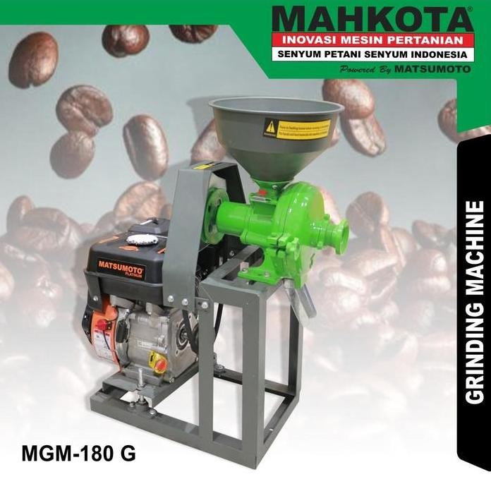 

Terlaris Mesin Penggiling Biji Kopi Mahkota Mgm180G Gilingan Biji Beras Tepung