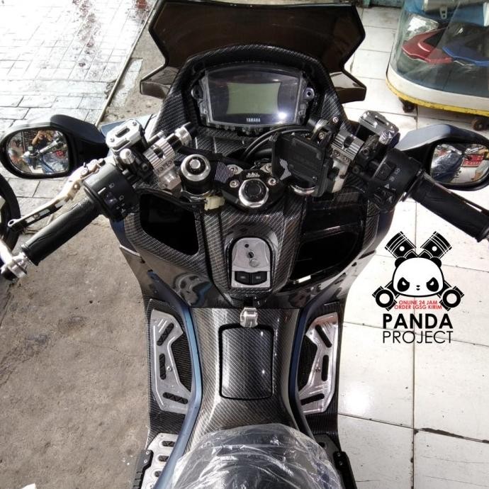 New Stang Jepit Adjustable Setelan Nmax-155 2020 / 2021 BLACK DIAMOND