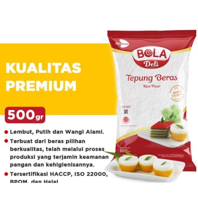 

Terlaris Bola Deli Tepung Beras 500Gr Rice Flour
