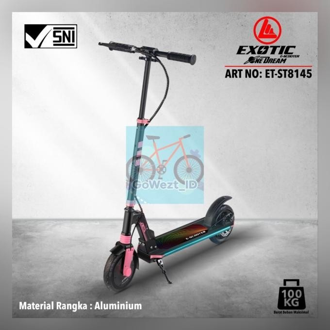 Grosir Scooter Skuter Otoped Electric Listrik Anak Dewasa Exotic St 8145