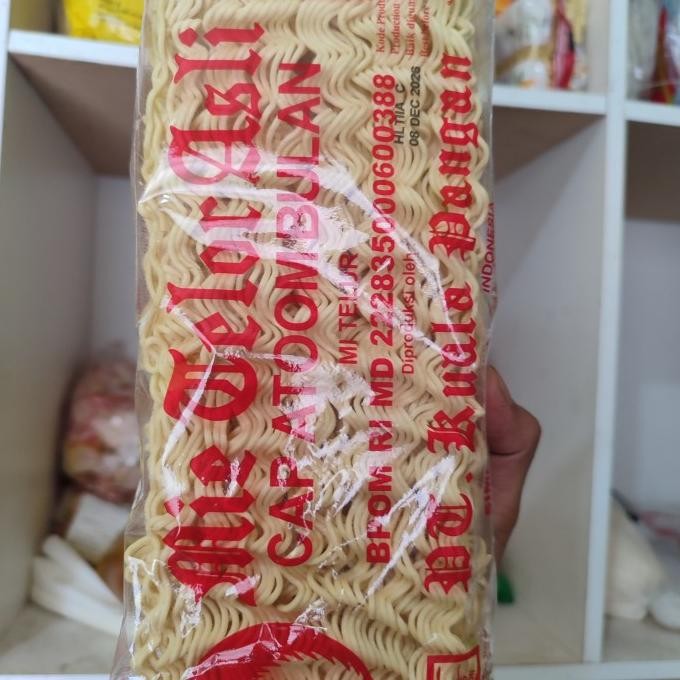 

Terlaris Mie Telor Cap Atom Bulan 200Gr