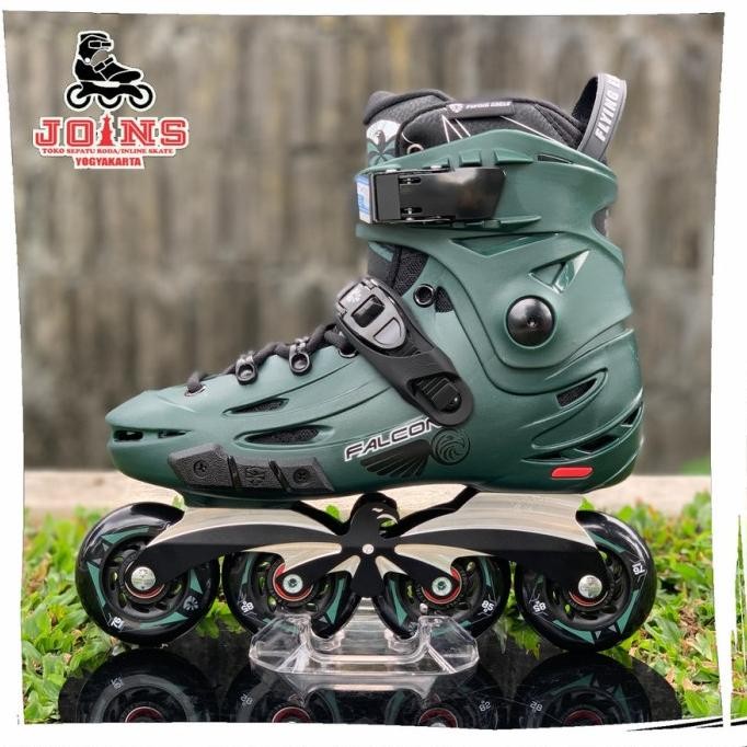 Grosir Sepatu Roda Inlineskte Flying Eagle Falcon F4 Hijau