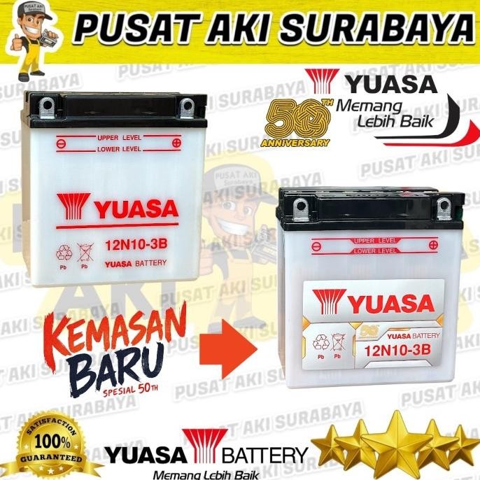 Sale Promo Accu Basah Yuasa 12N10 Untuk Strum Ikan 3 Roda Emergency Lamp