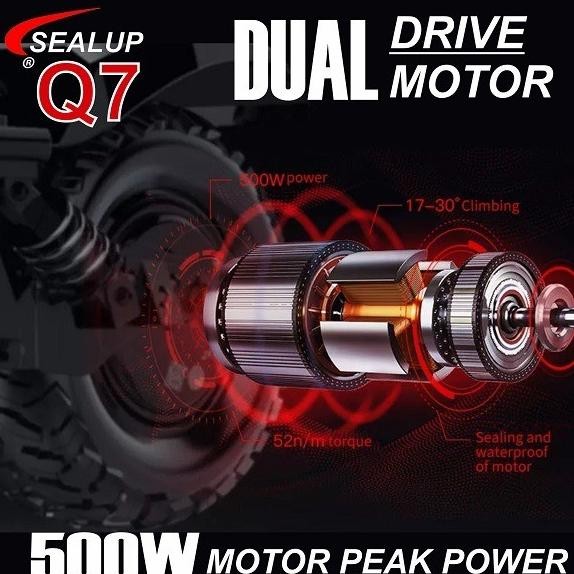 Grosir Premium Sealup Q7 Electric Scooter / Skuter Listrik Elektrik Dewasa