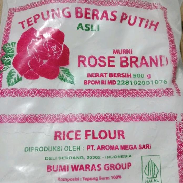 

Terlaris Tepung Beras Rose Brand Berat 500Gr