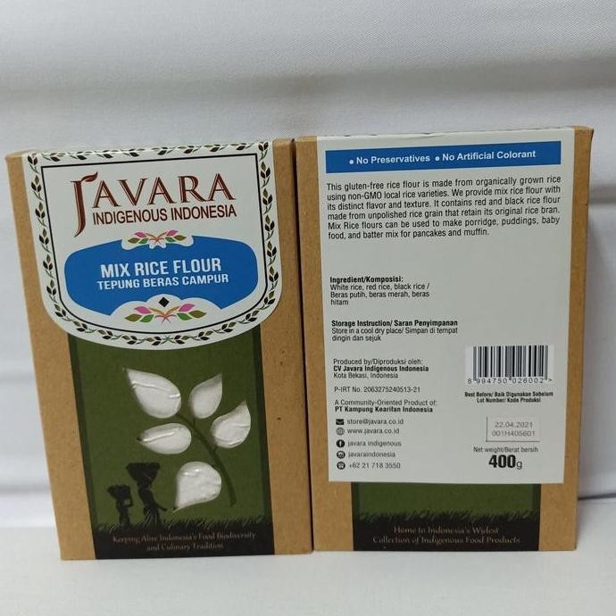 

Terlaris Javara - Mix Rice Flour (Tepung Beras Campur)- 400 Gr