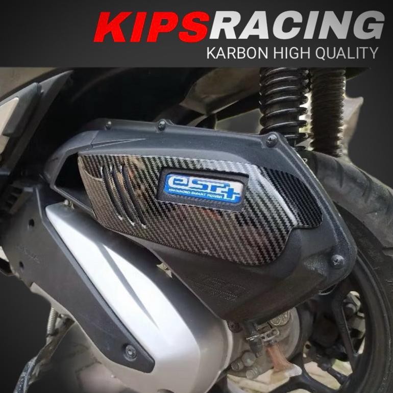 GARNISH CARBON TUTUP FILTER PCX 160 KIPS RACING Vario 160 adv 160 carbon / tutup filter PCX Vario 16