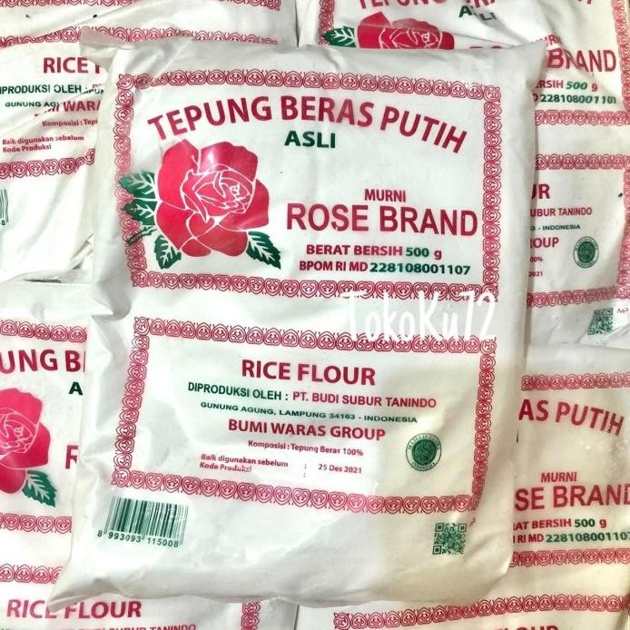 

Terlaris Tepung Beras Putih Rose Brand 500 Gr