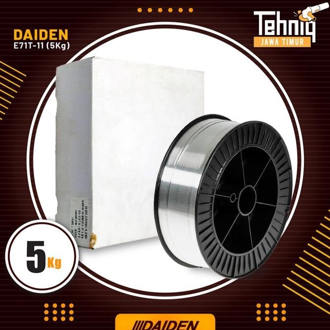 Kawat Las Daiden 5 Kg Self-Shield Flux Cored Wire E71T-11 New Stok