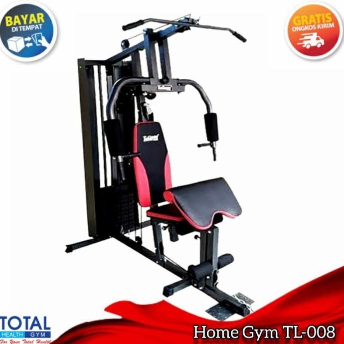 Sale Home Gym Satu Sisi Total Tl-008 Alat Gym Alat Fitness Beban 75Kg