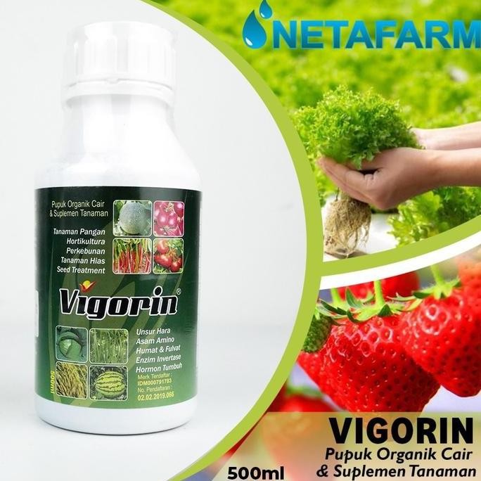

Terlaris Pupuk Organik Cair & Suplemen Tanaman Vigorin 500 Ml