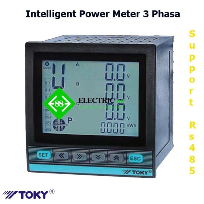 Power Meter 3 Phase Support Modbus Rs485 ( TOKY Brand )