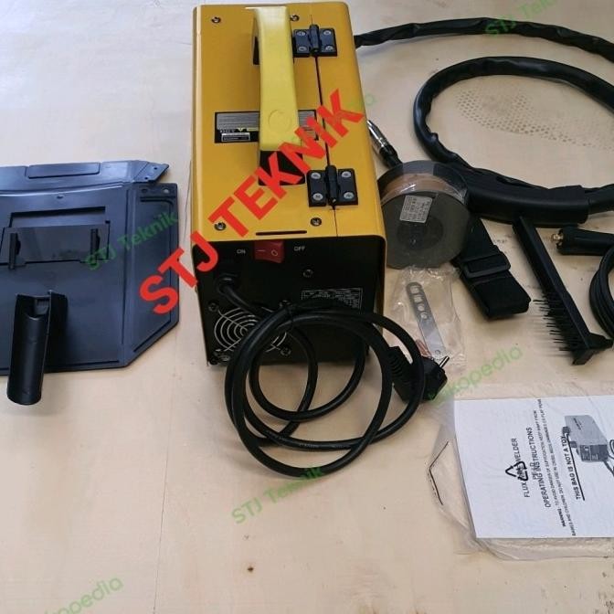 Mesin Las Mig Welding 200 A Tanpa Gas + Kawat Las 500 Gram New Stok