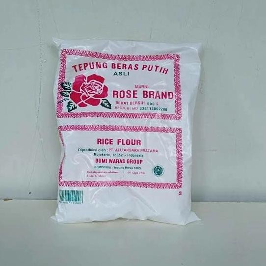 

Terlaris Tepung Beras Putih Rose Brand 500Gr