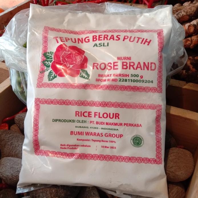 

Terlaris Tepung Beras Rose Brand 500 Gr