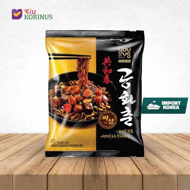 

Youu Gonghwachun Jjajang Noodle E N Raa Au Edelai Hitam 195G
