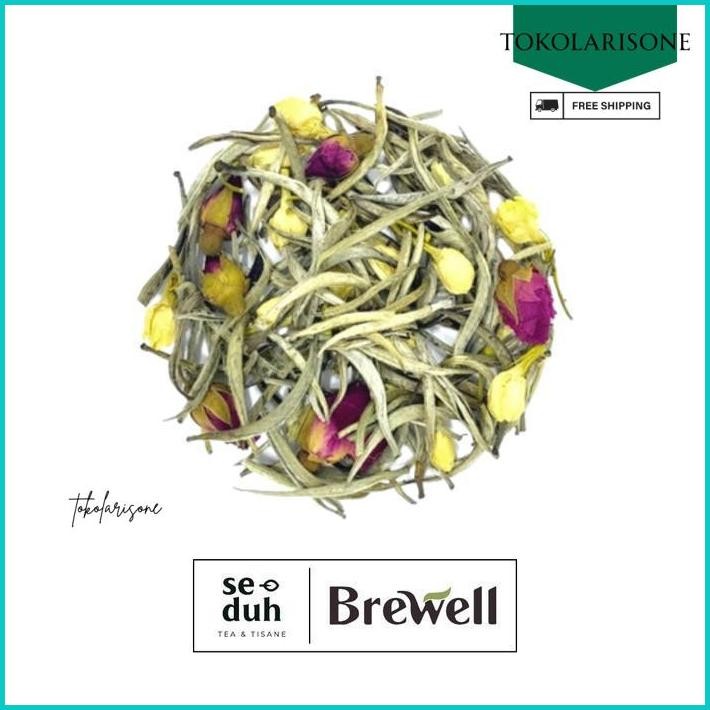 

ROSY MOONLIGHT TEA BLEND - WHITE TEA ROSE JASMINE FLOWER