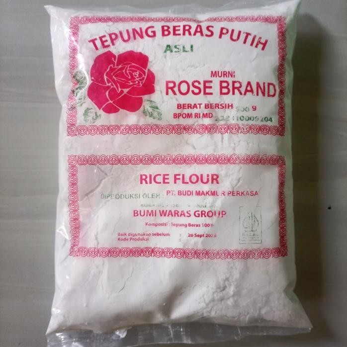 

Terlaris Tepung Beras Putih Rose Brand 500 Gram