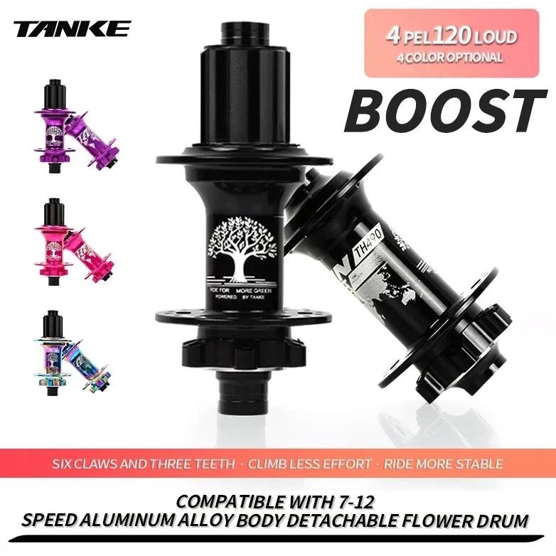 Tanke-Boost 12X148,15X110,Aluminum Bicycle Hub,32 Holes 120 Clicks 4Bearing Mtb Mountain Bike Disc B