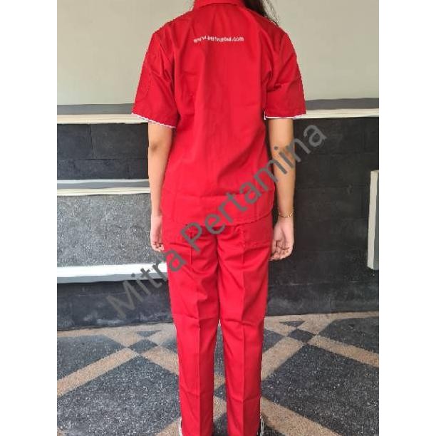 *FL* Seragam SPBU Pertamina (Operator, manager) wanita SD83