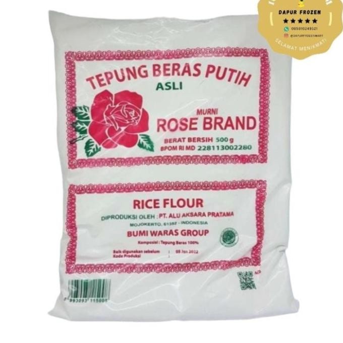 

Terlaris Rose Brand Tepung Beras 500Gr