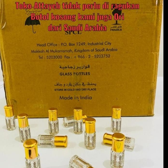

Terlaris Botol Kaca Parfum Tola Motif Padi Kembang 3Ml Harga Per Lusin 12Pcs