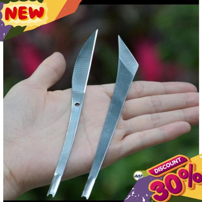 TERBAIK PISAU SAYAT UKIR BONSAI KELAPA STAINLESS STEEL CARVING CNIFE UP TODAY SELL