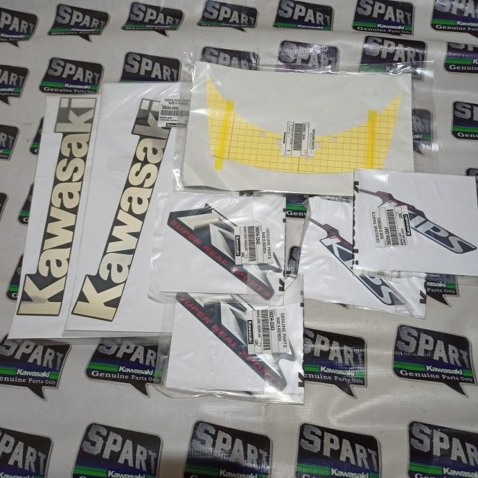 New Stiker setiker striping stripping Ninja rr old Biru Navy Original