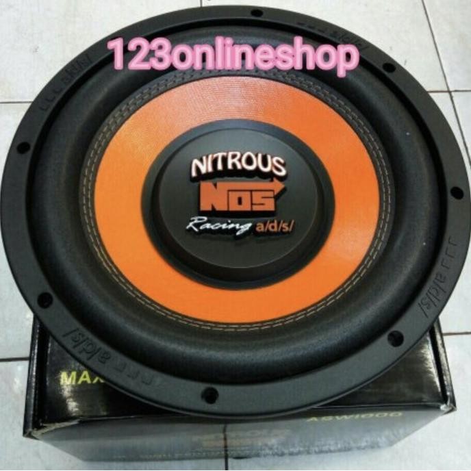 New Subwoofer Ads Nos 10 Inch Double coil original