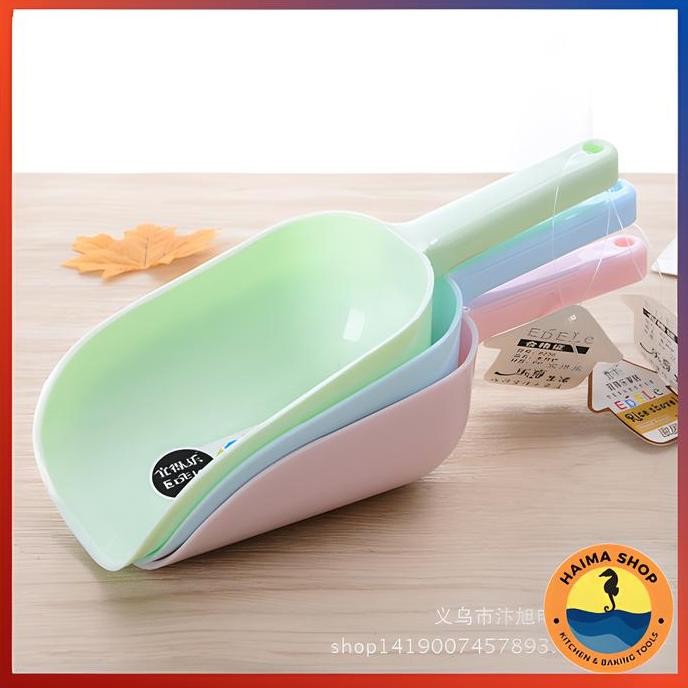 

Terlaris Scoop Es Plastik Multifungsi / Sendok Plastik Es Batu Sendok Takar Beras Sendok Tepung Multifungsi Ice Cube Spoon Alat