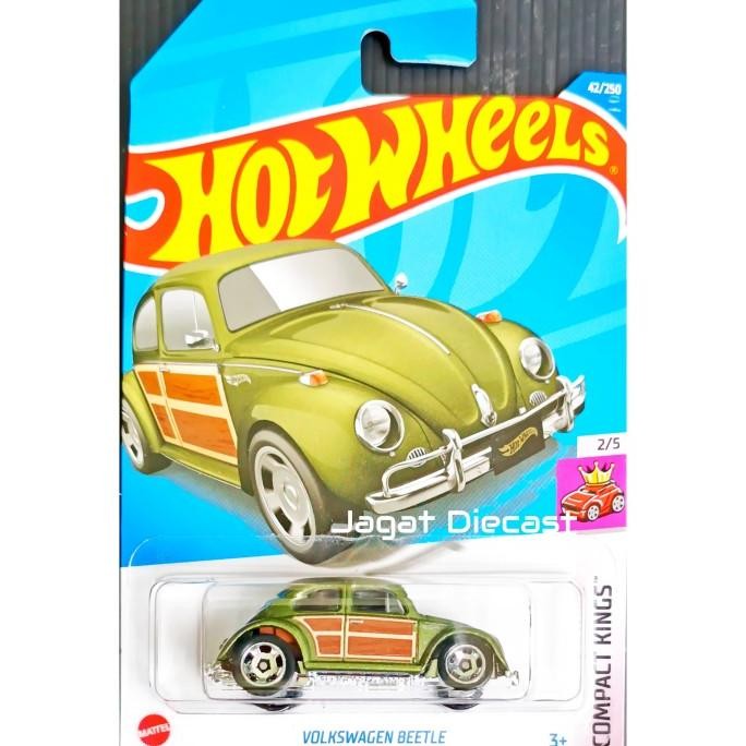 Hot Wheels Volkswagen Beetle Compact Kings Mainan Mobilan VW Kodok