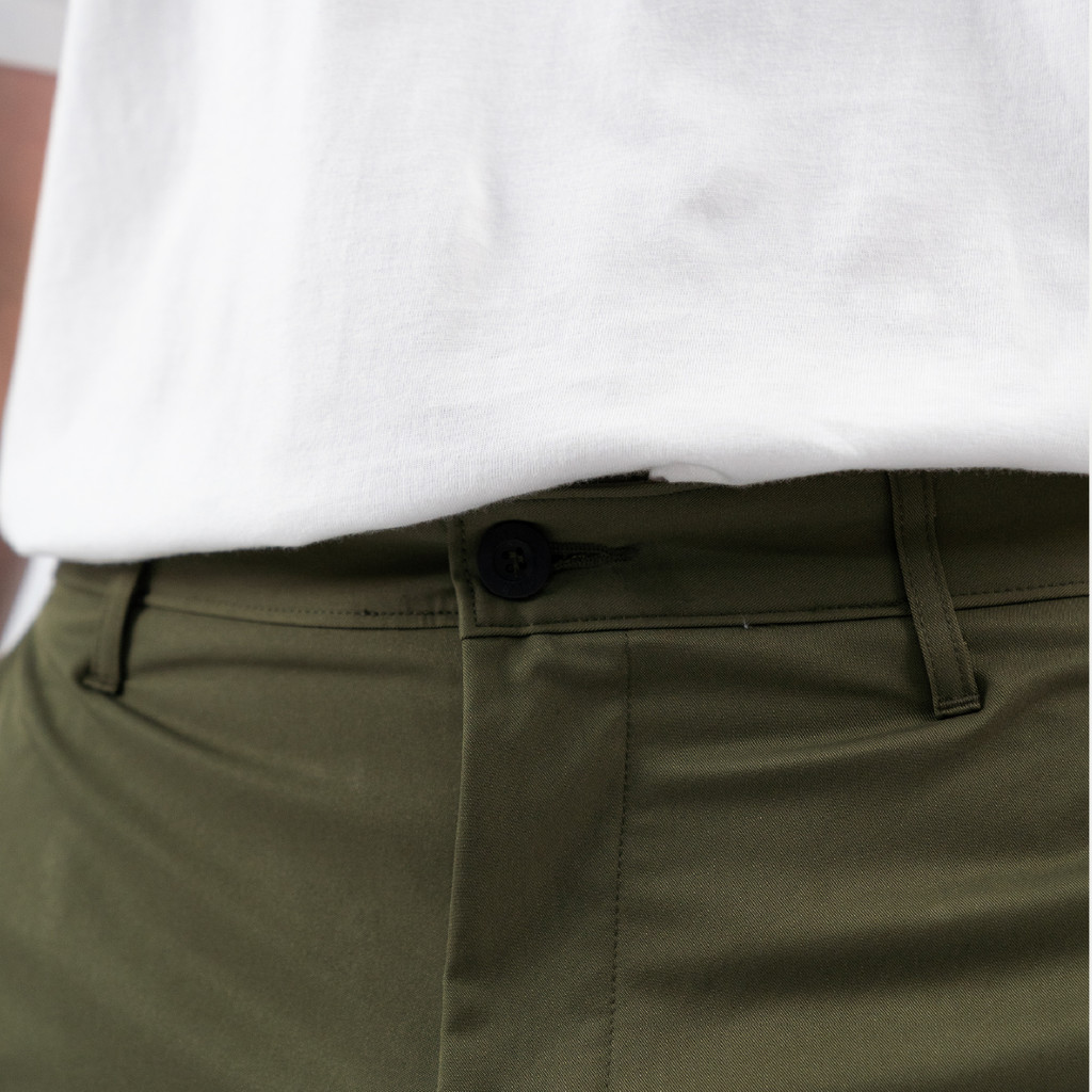 TERBARU Erigo Chino Short Flexi Fit Ricky Army - Celana Pendek Chino Unisex
