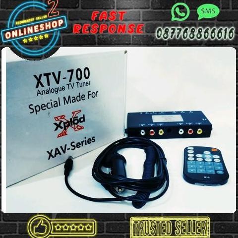 New Tuner TV Xplod XTV-700 Tuner analog head unit Tuner TV mobil Universal