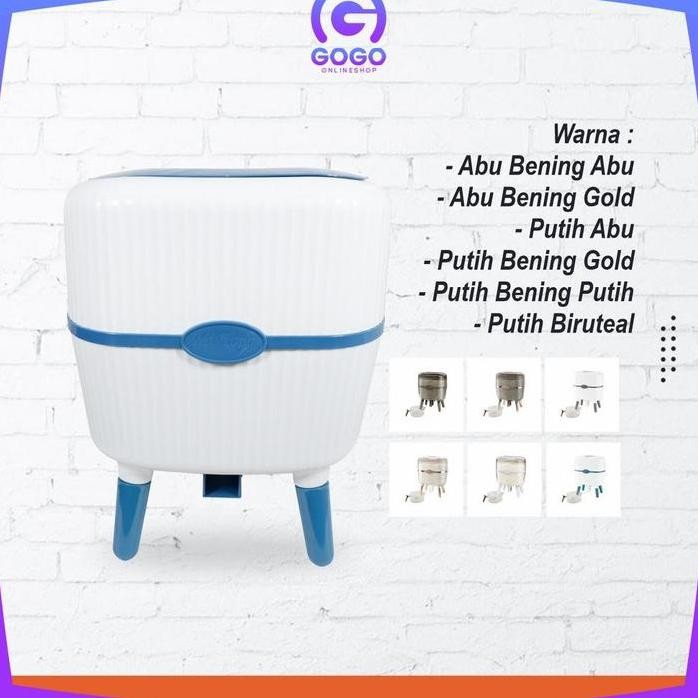 

Terlaris Wl Gogo-C841 Dispenser Beras 12Kg Tempat Beras Estetik / Kotak Peimpanan Makanan Kacang Tepung / Wadah Beras Rice Box Storage Perlengkapan Dapur