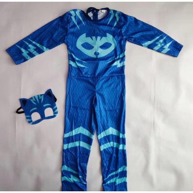 Baju Kostum PJ Masks Anak Karakter Gecko Owlette Cat Impor Laki Cewek P67JM