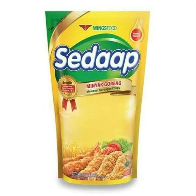 

EXP LAMA SEDAAP MINYAK GORENG SAWIT 2 L POUCH REFILL 1 L WINGSFOOD SEHAT KEBUTUHAN MEMASAK WINGS FOOD 1L 2L LITER SEDAP PELUMAS