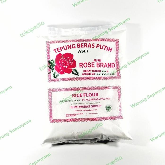 

Terlaris Tepung Beras Rose Brand 500 Gr