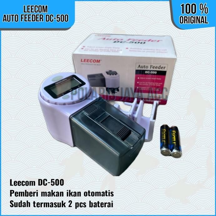 

Terlaris Food Timer Auto Feeder Pemberi Pakan Pelet Ikan Otomatis Leecom Dc500