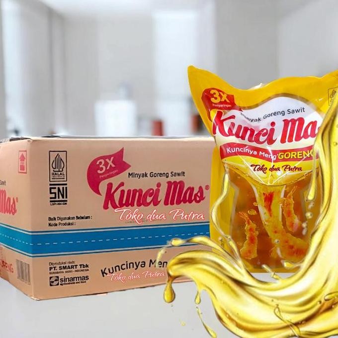 

EXP LAMA MINYAK KUNCI MAS / KUNCI MAS 2 LITER POUCH / MINYAK GORENG SAWIT KUNCI MAS 2 LITER