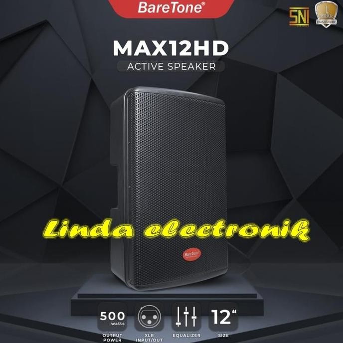 Asli speaker akif baretone max12hd baretone max 12hd max12 hd 12'' 1 buah