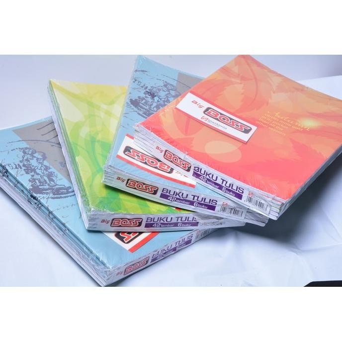 

fx-45 et-12 SIDU BIG BOSS Sinar Dunia Buku Tulis Bergaris 42 Lembar (1 PAK isi 6 buku) Premium Original
