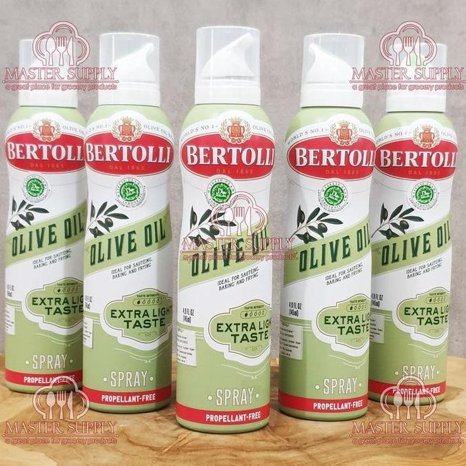 

EXP LAMA BERTOLLI EXTRA LIGHT SPRAY 145 ML / MINYAK ZAITUN SPRAY MURAH / HALAL