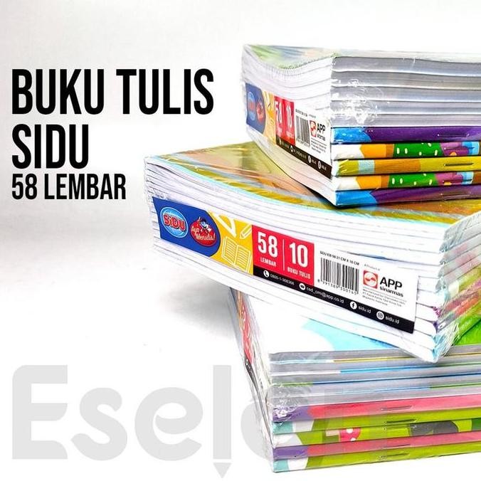 

SALE! 10PCS BUKU TULIS SIDU GARIS 58LEMBAR / 1PACK BUKU TULIS SIDU 58LEMBAR DEFAULT