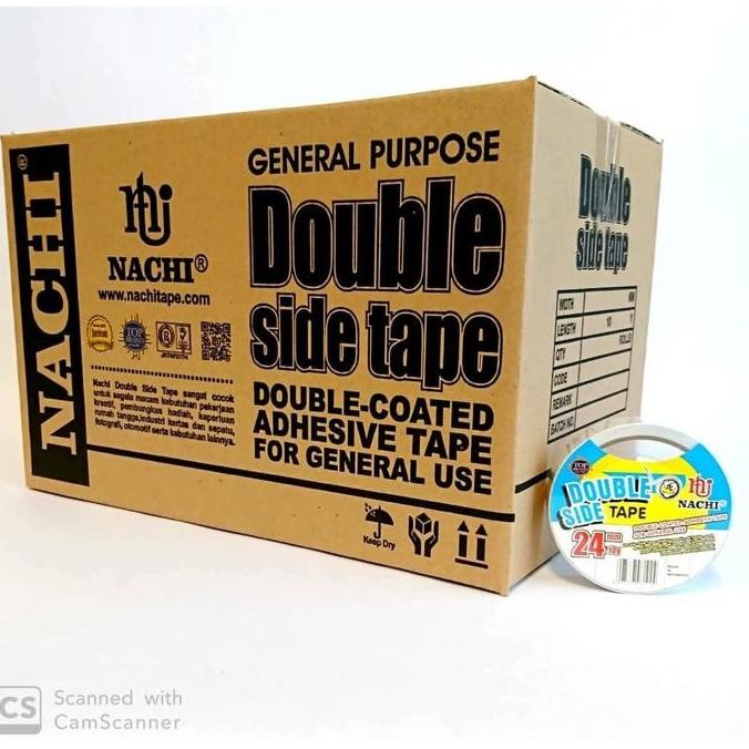 

(Dus) Nachi Double Side Tape 24 mm x 10 yard 1 Inch